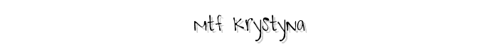 MTF Krystyna font